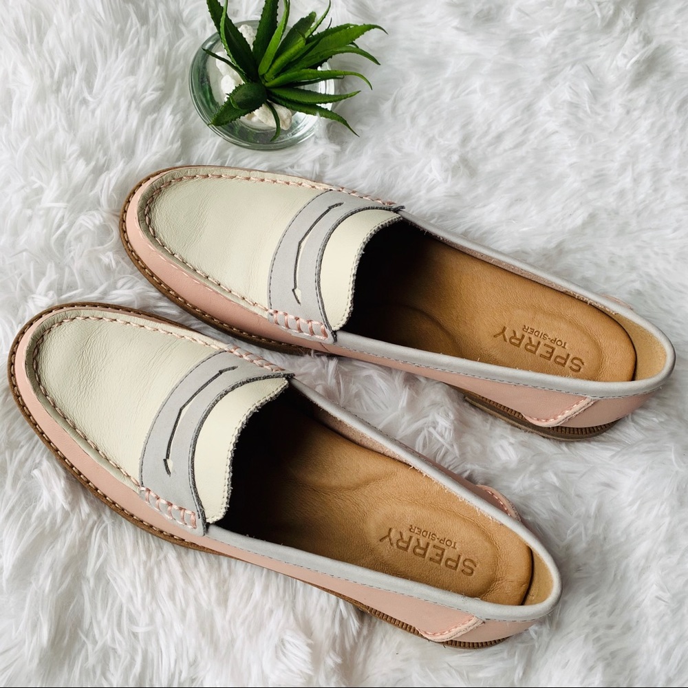 MSPERRY Seaport Penny Tri-Tone Loafer